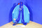 Unipak Girls Mermaid Blue Backpack With Three Plush Dolls