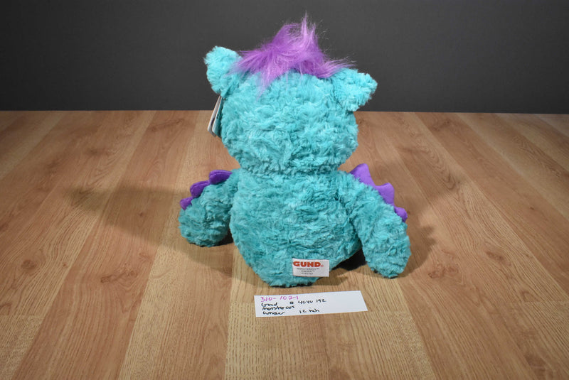 Gund Monsteroos Winger Teal and Purple Monster Beanbag Plush