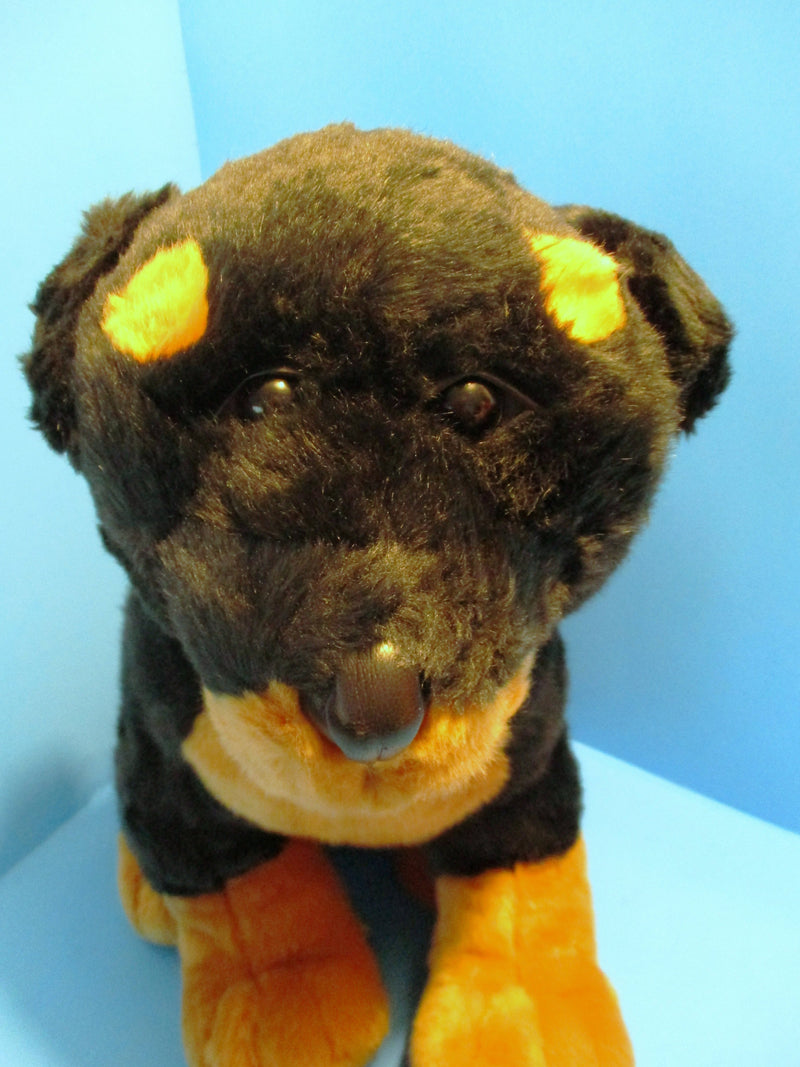 Goffa Sitting Rottweiler Puppy Dog Plush