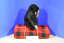 Russ Bungo Black and Grey Gorilla Ape With Pacifier Plush