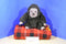 Russ Bungo Brown and Grey Gorilla Ape With Pacifier Plush