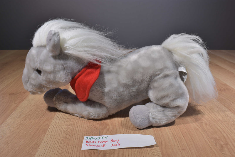 Wells Fargo Shamrock Dapple Grey Pony 2013 Plush