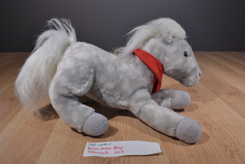 Wells Fargo Shamrock Dapple Grey Pony 2013 Plush