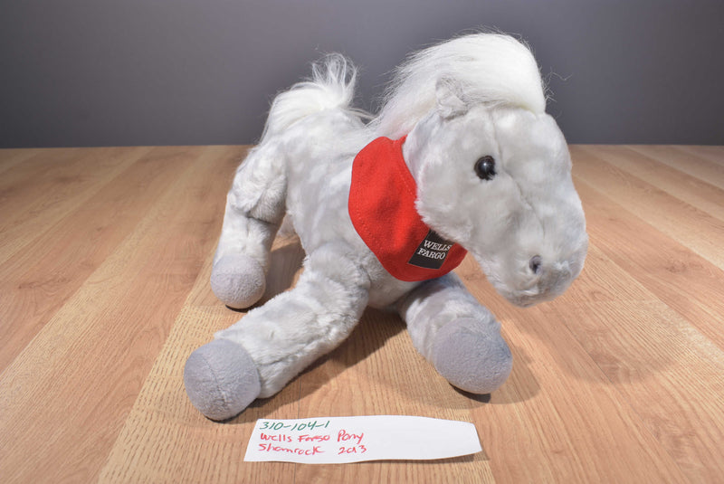 Wells Fargo Shamrock Dapple Grey Pony 2013 Plush