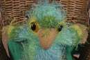 Russ Lil Peepers Green/Blue Parakeet Budgie Parrot Plush