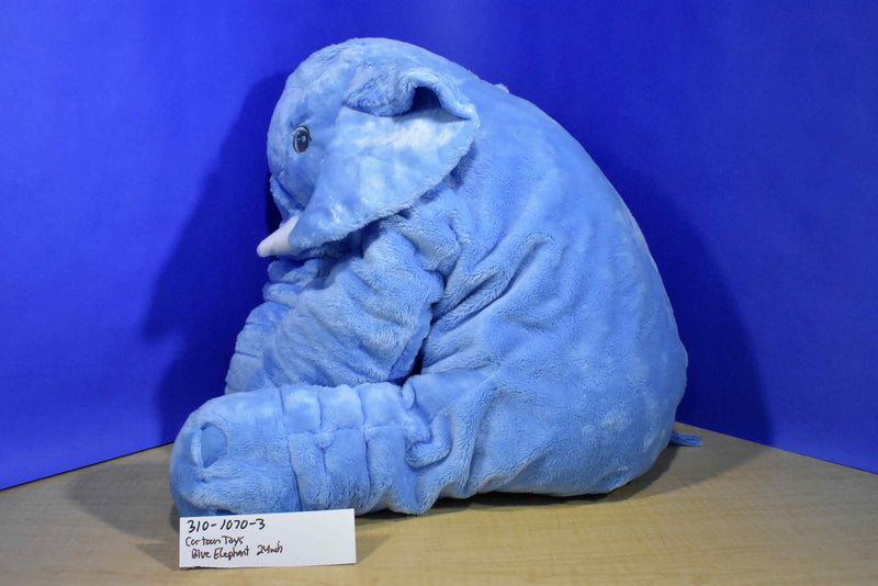 Ikea Cartoon Toys Blue Elephant Pillow Plush