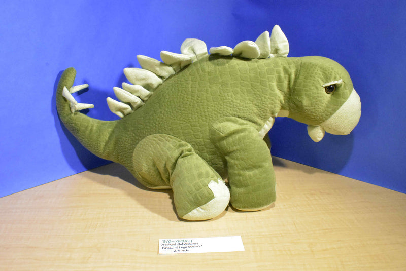 Animal Adventure Green Stegosaurus 2014 Beanbag Plush