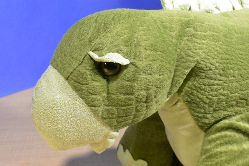 Animal Adventure Green Stegosaurus 2014 Beanbag Plush