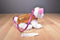 Poochie and Co. White Pink Terrier Orange Sequins Plush Bag Purse