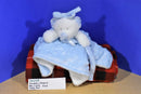 Blankets and Beyond Light Blue and White Bear Security Blanket