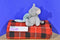Carter's Grey Mouse Rattle Green Security Blanket