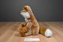 Sitting Red Fox Beanbag Plush