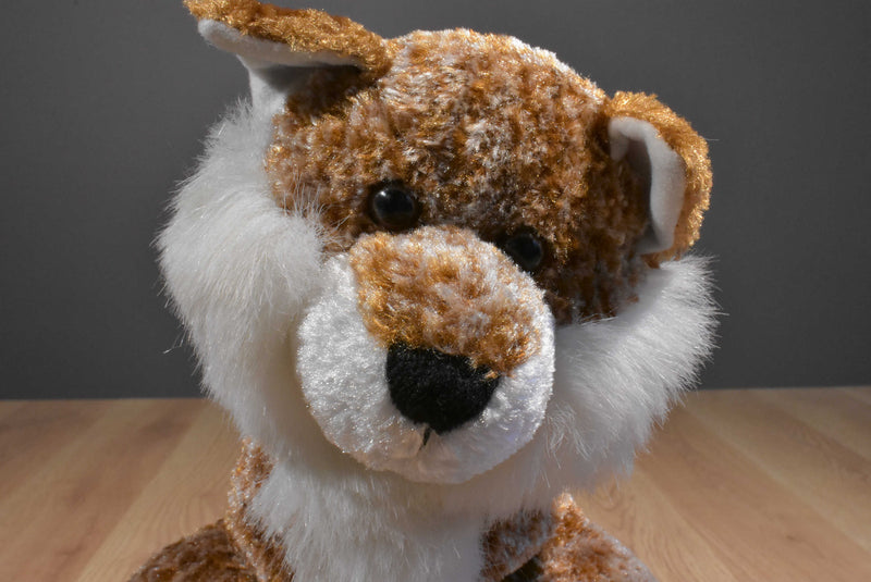 Sitting Red Fox Beanbag Plush