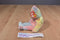 Ty Beanie Buddy 1999 and Baby 1996 Peace Bear Beanbag Plush