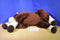 Goffa Brown and White Pinto Paint Horse Pony Plush