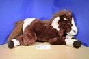 Goffa Brown and White Pinto Paint Horse Pony Plush