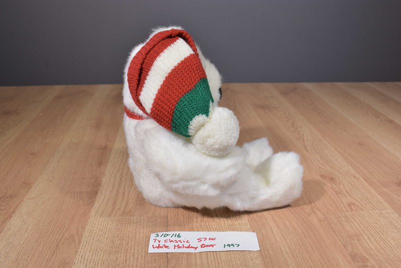 Ty Classic Holiday Bear 1997 Beanbag Plush