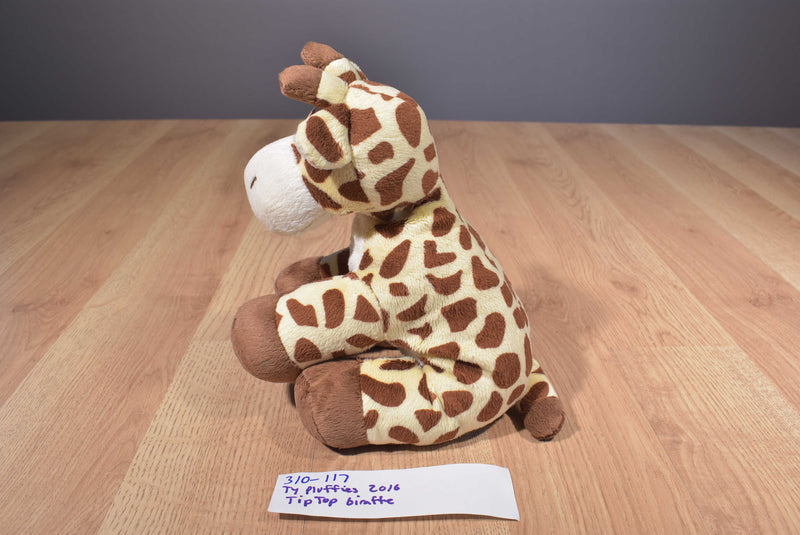 Ty Pluffies Tiptop the Giraffe 2016 Beanbag Plush