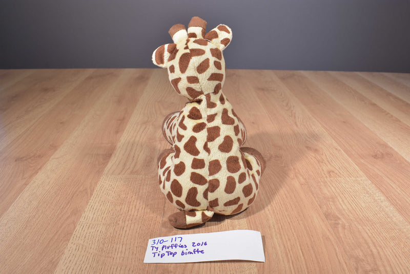 Ty Pluffies Tiptop the Giraffe 2016 Beanbag Plush