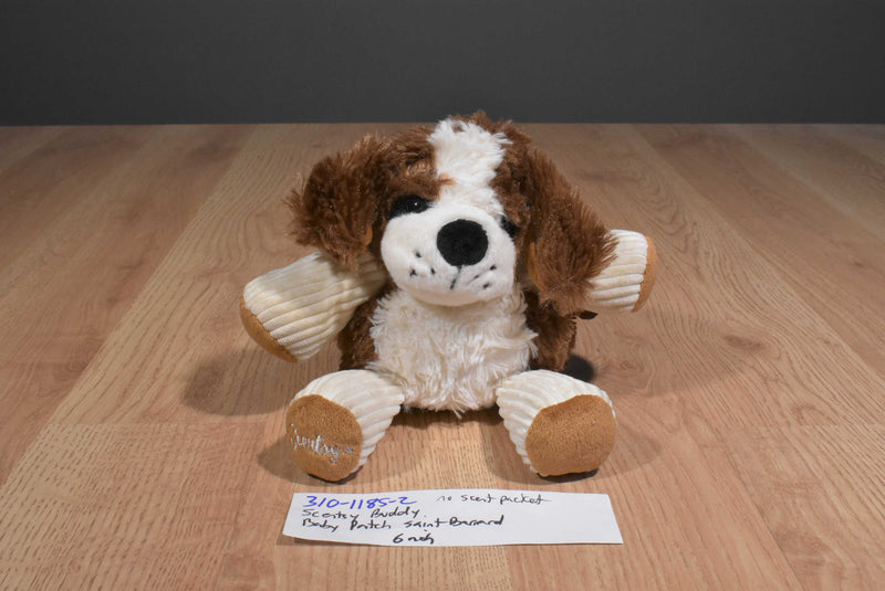 Scentsy Buddy Baby Patch St. Bernard Puppy Dog 2012 Beanbag Plush