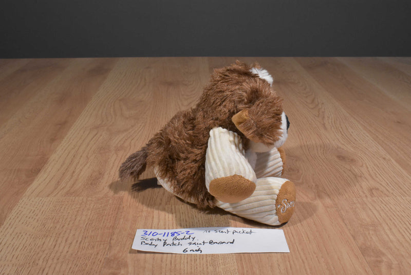 Scentsy Buddy Baby Patch St. Bernard Puppy Dog 2012 Beanbag Plush