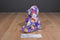 Animal Adventure Purple Teddy Bear With Hearts 2012 Beanbag Plush