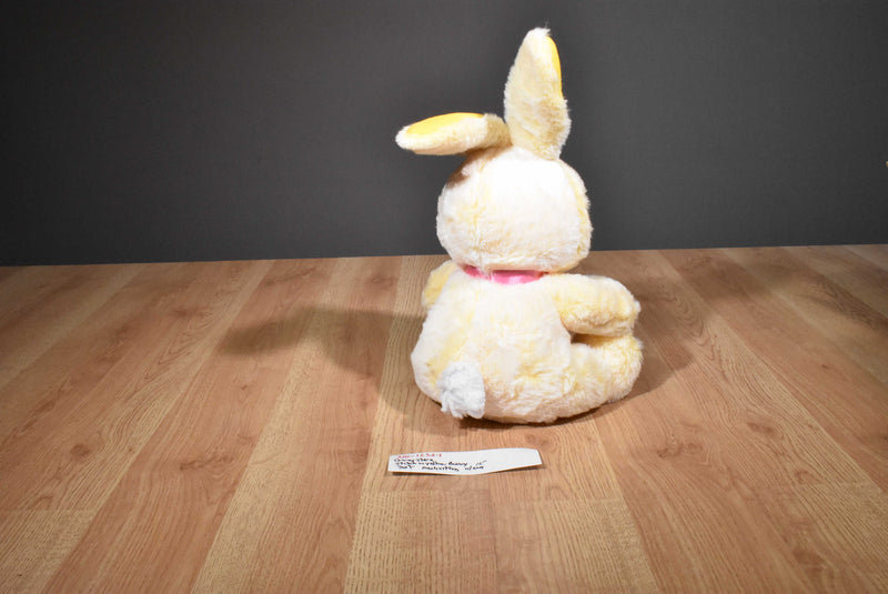 Disney Store Stitch in Yellow Bunny Rabbit Costume Beanbag Plush