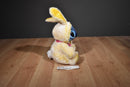 Disney Store Stitch in Yellow Bunny Rabbit Costume Beanbag Plush
