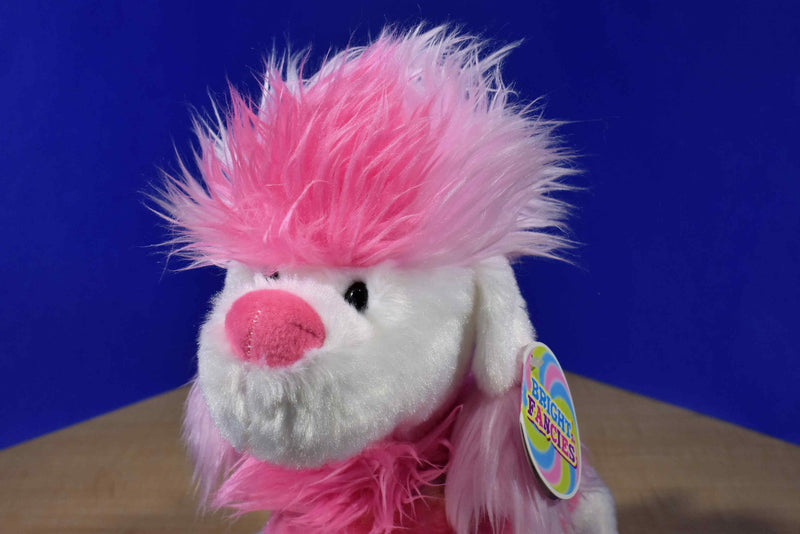 Aurora Bright Fancies Popsicle Pupsicle Pink White Poodle Dog 2014 Beanbag Plush