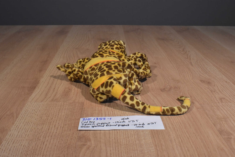 Caltoy Iguana and Gecko Plush Hand Puppets