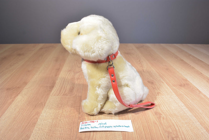 Fiesta Yellow Lab Puppy Barking Plush
