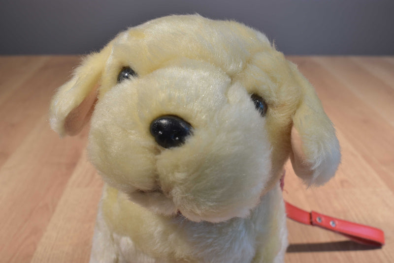 Fiesta Yellow Lab Puppy Barking Plush