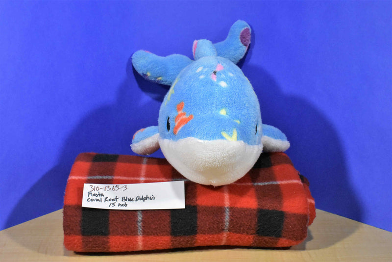 Fiesta Blue Coral Reef Dolphin Plush