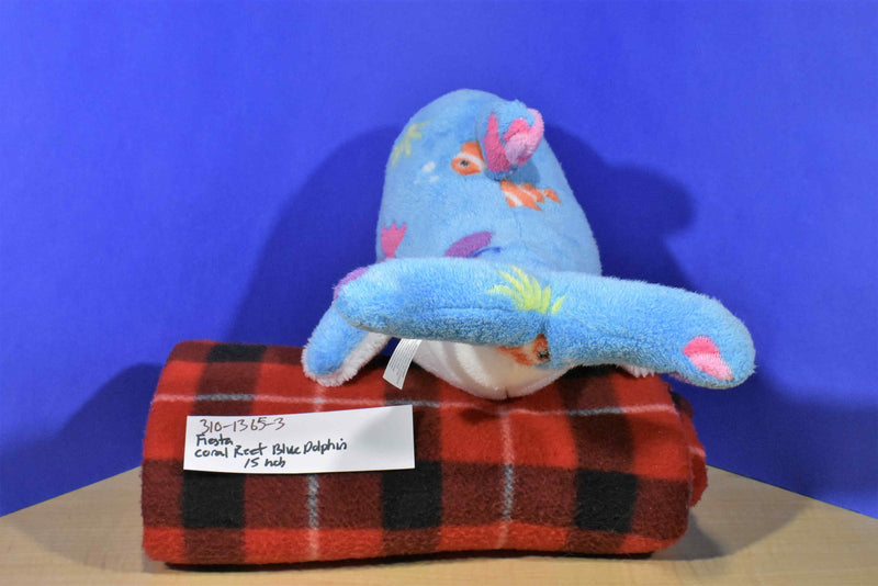 Fiesta Blue Coral Reef Dolphin Plush