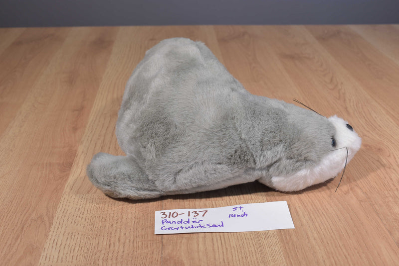 Pandder Grey and White Seal Plush