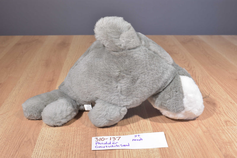 Pandder Grey and White Seal Plush