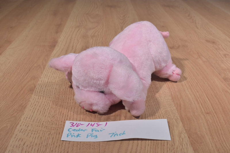 Cedar Fair Point Pink Pig Plush