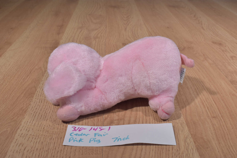 Cedar Fair Point Pink Pig Plush