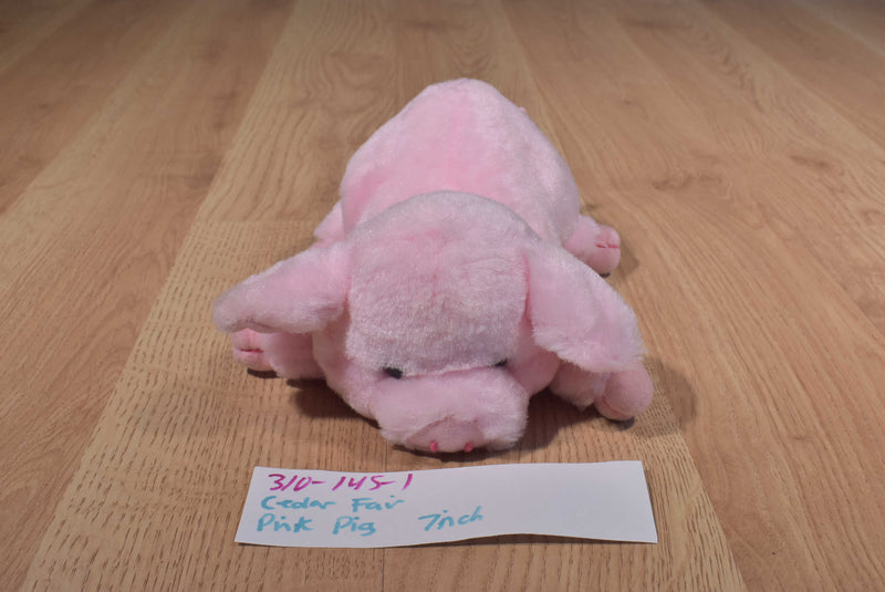 Cedar Fair Point Pink Pig Plush