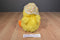 Pachinko Palace Yellow Duck With Flower Bonnet and Bib Plush