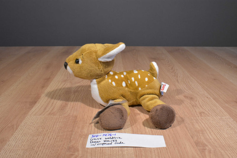 Ganz Webkinz Deer Beanbag Plush HM311 Sealed Code Hurricane Jack Surplus