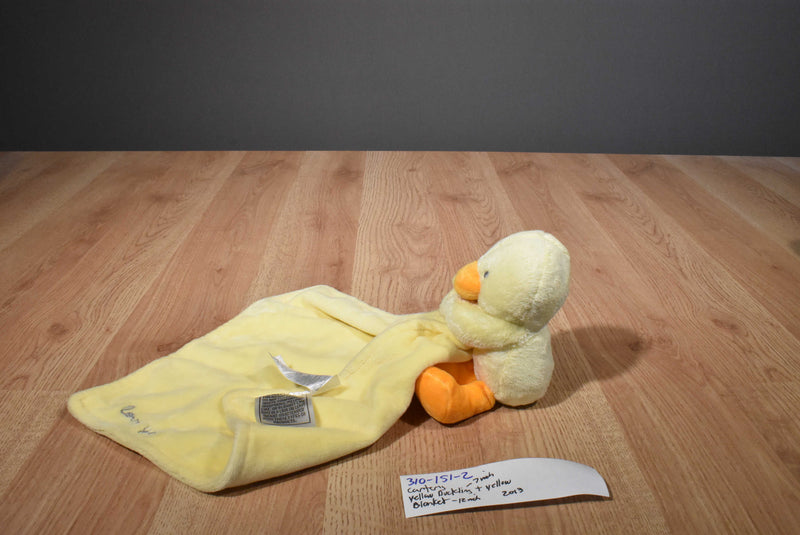 Carter's Yellow Duckling Rattle 2013 Security Blanket