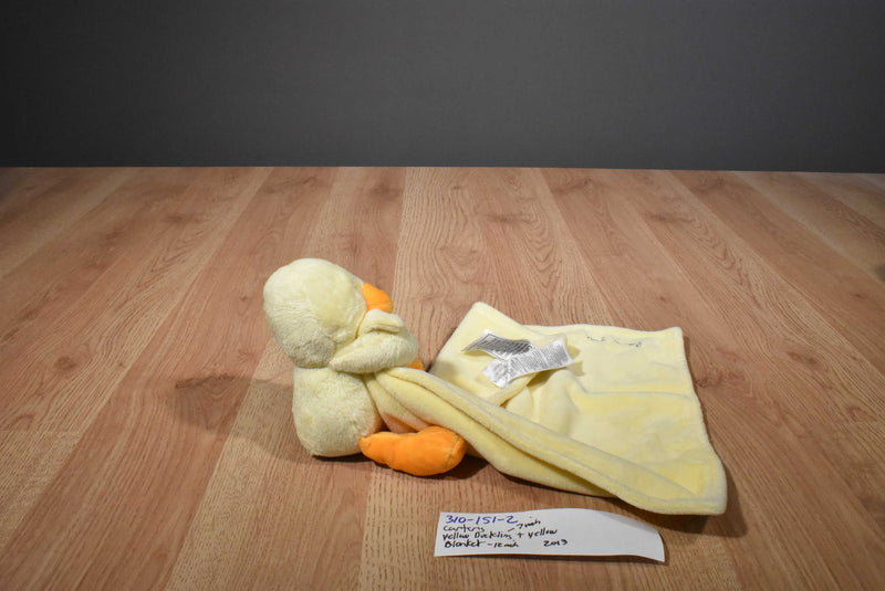 Carter's Yellow Duckling Rattle 2013 Security Blanket