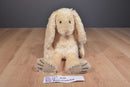 Jellycat Beige Bunny Rabbit with Suede Feet Beanbag Plush