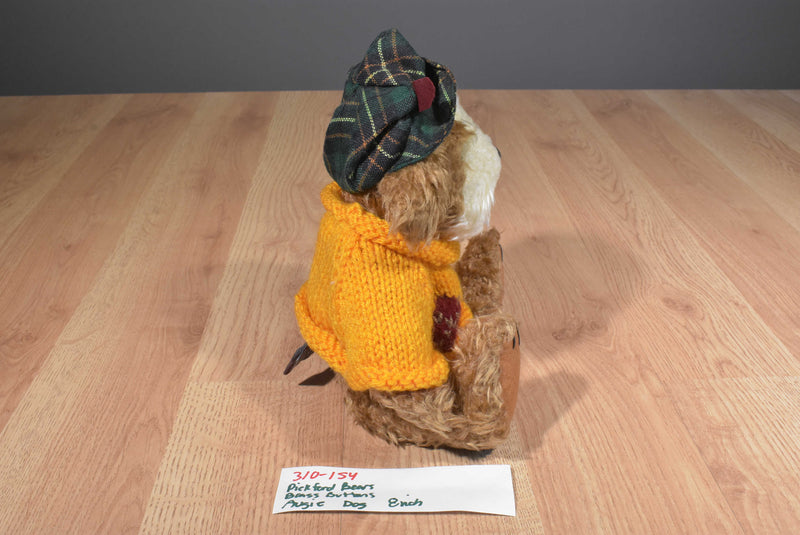 Pickford Brass Button Augie the Scottish Dog of Friendship 1997 Plush