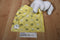 Little Beginnings White Bunny With Spots Plush Security Blanket