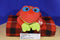 Ty Pillow Pals Ribbit Red Yellow Blue and Green Frog 1998 Plush