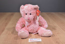 Russ Bears From The Past Sparkles Pink Bear Beanbag Plush