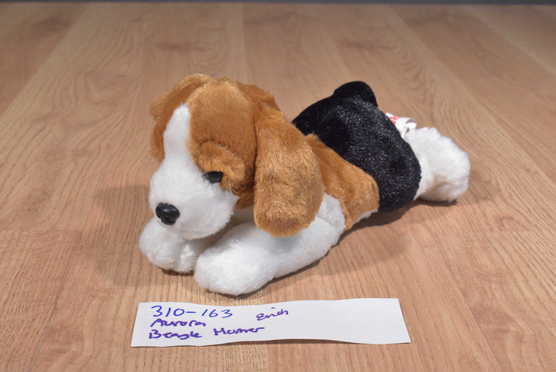 Aurora Mini Flopsies Homer the Beagle Beanbag Plush