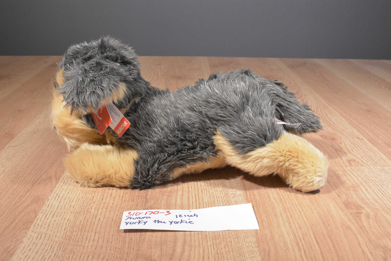 Aurora Flopsies Yorky the Grey and Tan Yorkie Yorkshire Terrier Beanbag Plush